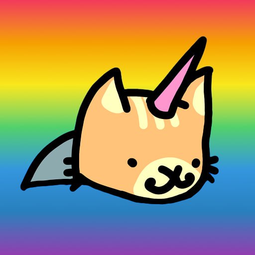 Rainbow Cat Unicorn Meme